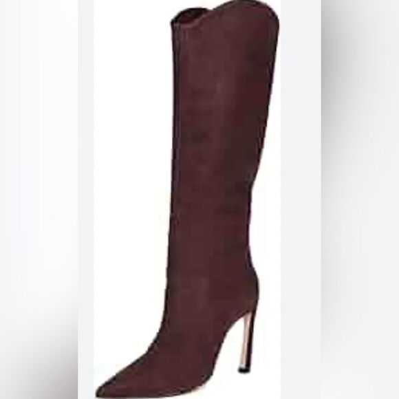 Women's Stiletto Heel Boots Schultz Maryana Suede Sculpt Size 10.5 B NEW - Picture 3 of 5